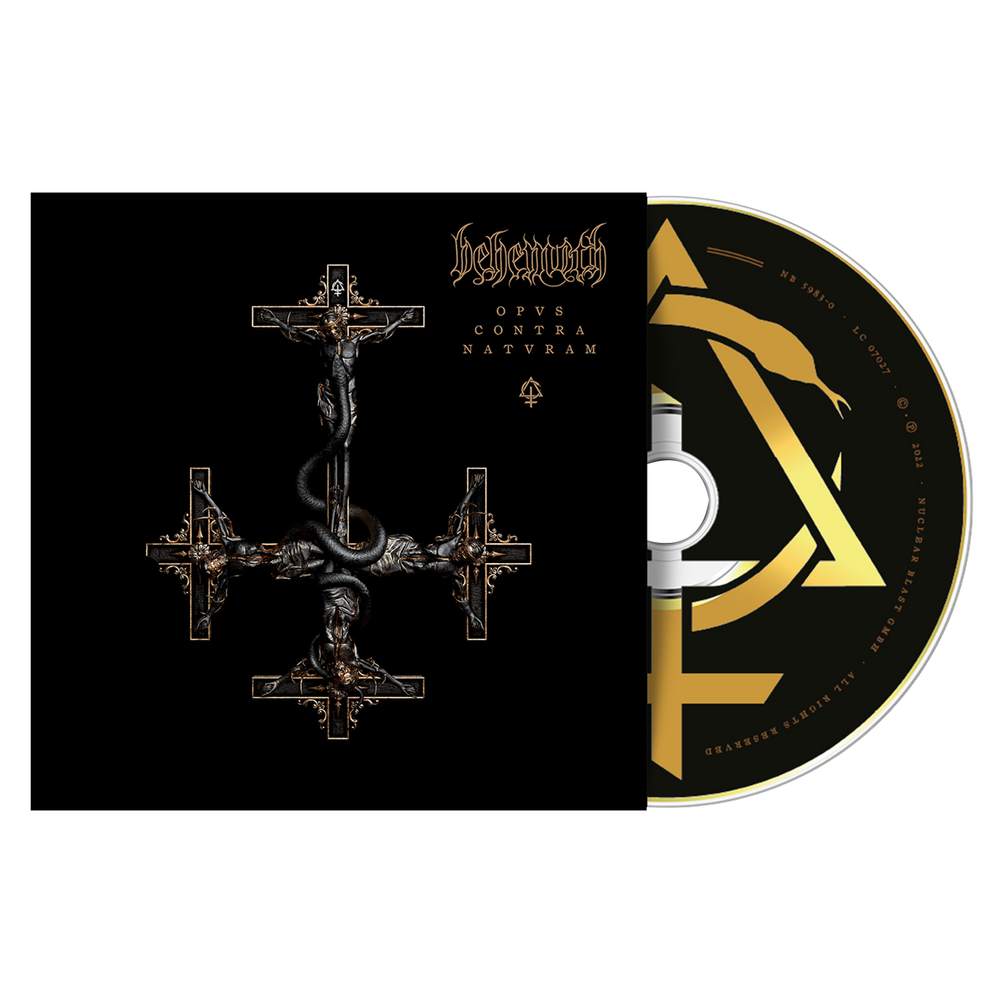 The black Opvs Contra Natvram Digibook from Behemoth.