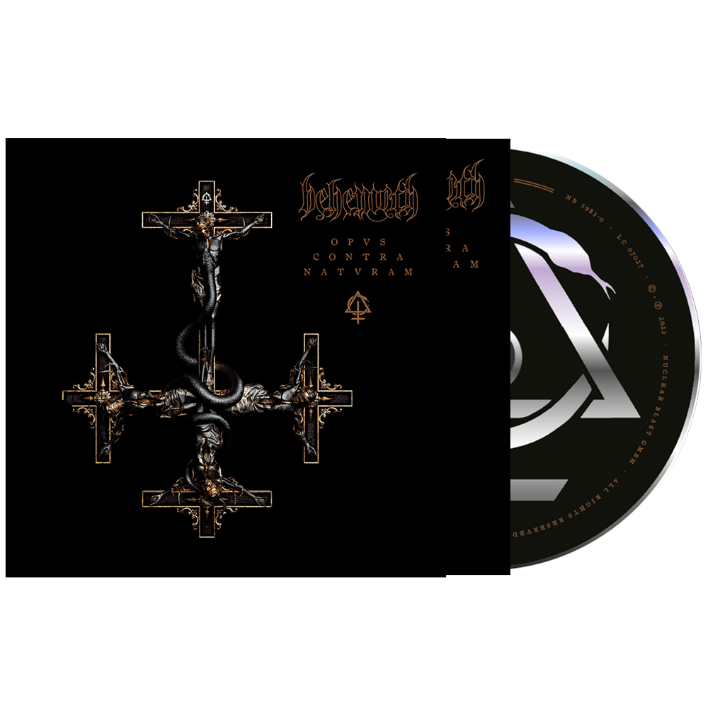 The black version of the Opvs Contra Natvram album from Behemoth in a special o card jewel case.