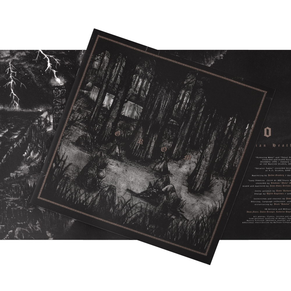 The Grom record LP in stone grey from Behemoth.