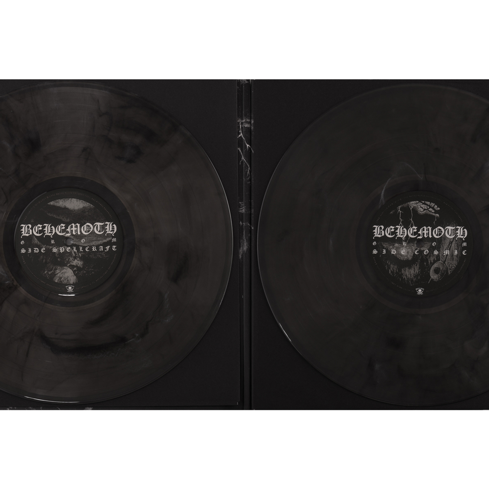 The Grom Double LP from Behemoth in Dust Grey.