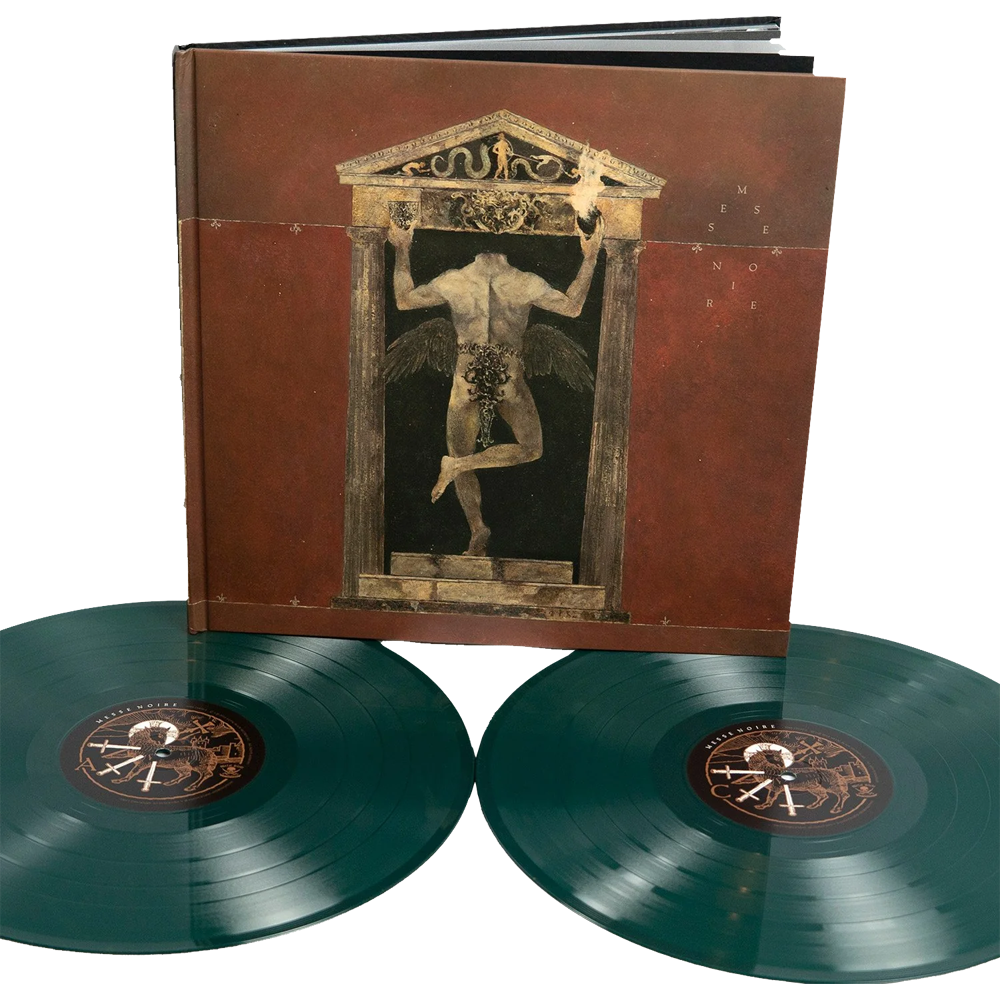 The Messe Noir record LP set from Behemoth in green.