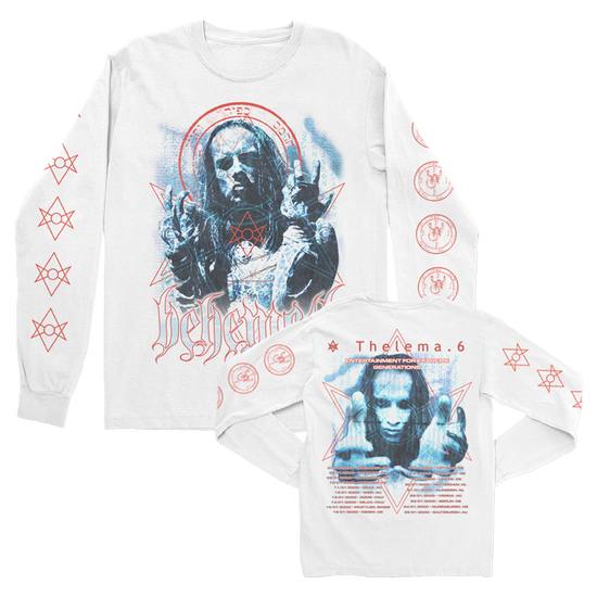 behemoth Thelema.6 EU Tour Long Sleeve White
