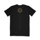 A classic black cotton tee with The Shit Ov God album cover artwork on the front and back, from Behemoth. 