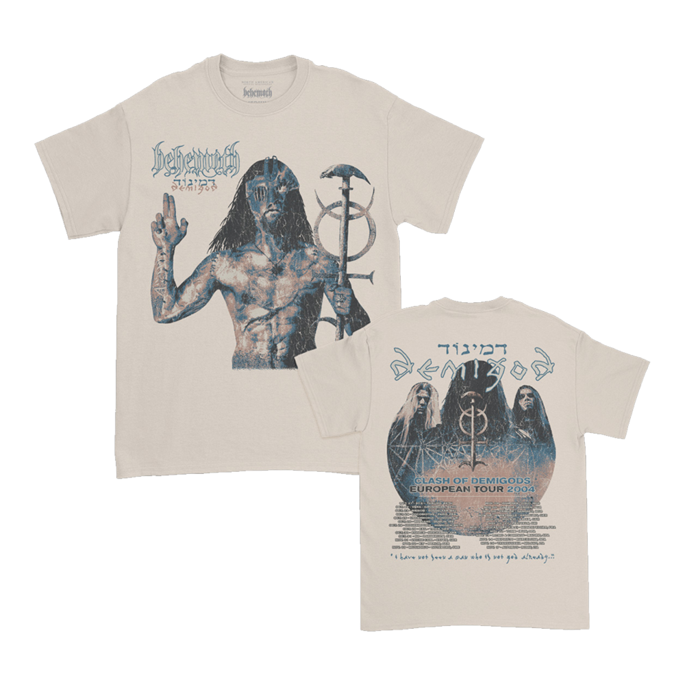 Behemoth Demigods European Tour T-Shirt (Sand)