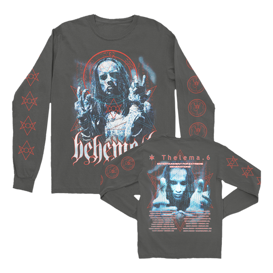 behemoth Thelema.6 EU Tour Vintage Black Longsleeve