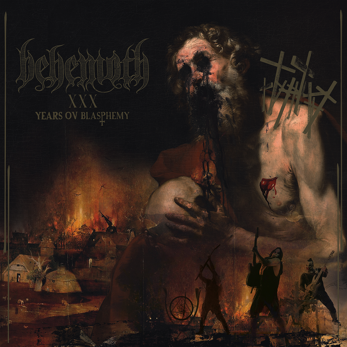 A limited edition triple CD digital pack of XXX Years Ov Blasphemy, a live performance from Behemoth. 